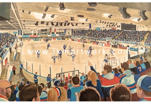 Dundee Ice Arena Stadium Fine Art Print - Dundee Stars Ice Hockey Dundee Ice Arena Stadium Fine Art Print - Dundee Stars Ice Hockey